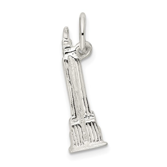 Sterling Silver Empire State Building Charm - Picture 3 of 4